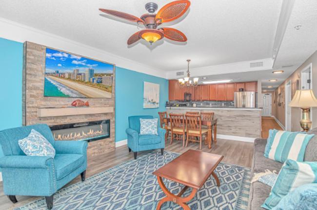 Stunning Double Balcony- Oceanfront 2 Bedroom, 2 Bath- Anderson Ocean Club 905 マートルビーチ エクステリア 写真