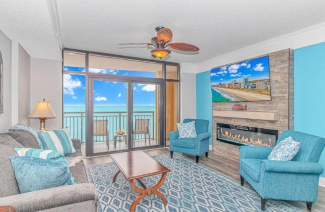 Stunning Double Balcony- Oceanfront 2 Bedroom, 2 Bath- Anderson Ocean Club 905 マートルビーチ エクステリア 写真